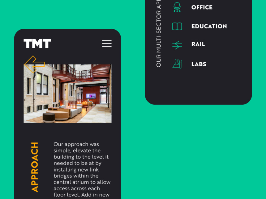 TMT websiteWeb - Design Agency